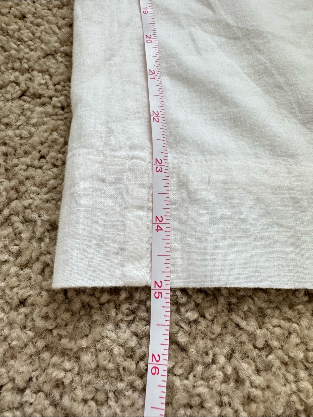 Abercrombie & Fitch Wide Leg Cropped Pants Womens Large • Linen Blend Relaxed - Picture 10 of 10